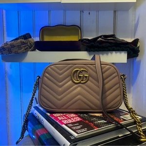 COPY - Gucci marmont camera bag dusty rose